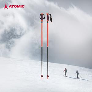 Atomic Лыжные палки 5/6 звезд full mountain carbon/aluminum, горное снаряжение, красный - 6 star carbon pole redster rs_sl_sqs_ 120cm