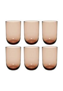 Стаканы для лонгдринка Like By Villeroy & Boch, 385 мл, 6 штук, коричневый