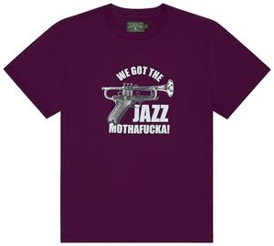 Футболка Denim Tears St. Albans Jazz Tee, фиолетовая