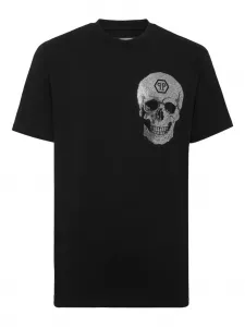 Футболка с кристаллами Philipp Plein, черный