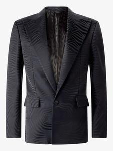 Однобортный блейзер Roberto Cavalli, черный