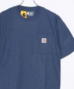 Футболка с коротким рукавом, карманом и нашивкой Carhartt, темно-синий