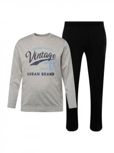 Пижама Men Plus Langer, цвет hellgrau mélange