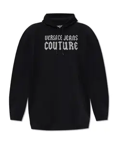 Толстовка оверсайз Versace Jeans Couture, черный