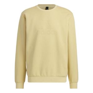 Толстовка tech logo sweatshirt 'tan' Adidas, бежевый