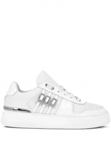 Кроссовки с кристаллами Philipp Plein, белый