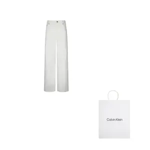 Широкие джинсы Calvin Klein, белый