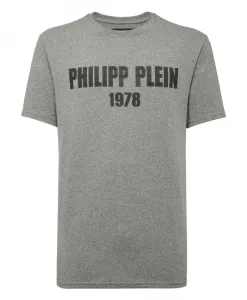 Футболка с круглым вырезом Philipp Plein, серый