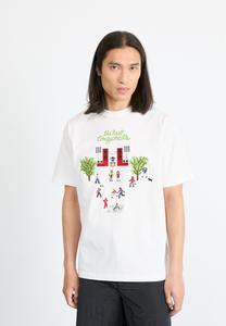 Футболка с принтом BLOCK PARTY TEE The New Originals, белый