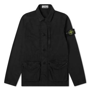 Куртка vintage canvas 3 pocket jacket 'black' Stone Island, черный
