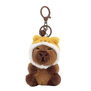 Капибара брелок кукла плюш подвеска высота 10см ZOCO, Bear Head Cover - Kapibala