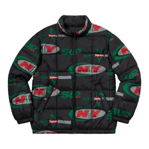 Куртка Supreme NY Reversible Puffy Jacket 'Black', черный