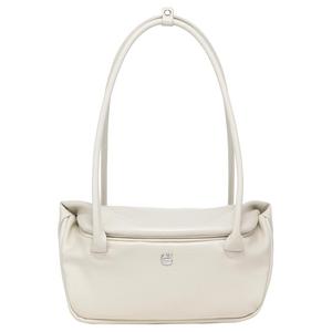 CARLYN Женская сумка через плечо из искусственной кожи цвета слоновой кости, Ivory White