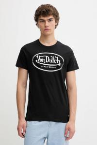 Хлопковая футболка Von Dutch, черный