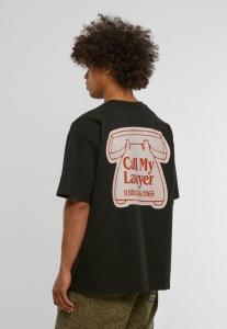 Футболка с принтом CALL MY LAWYER MAGNET Market, черный