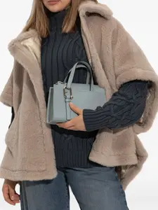 Кожаная сумка-тоут Nuvola Furla, синий