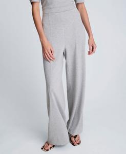 Женские брюки с широкими штанинами и складками Kenneth Cole, Light Heather Gray