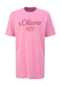 Футболка s.Oliver Red Label Big & Tall, розовый