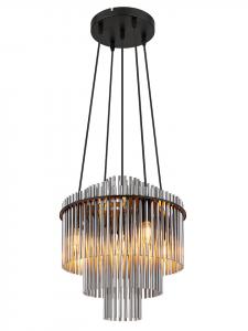 Globo lighting Подвесной светильник "Gorley" в серебристо-черном цвете - Ø 40 см