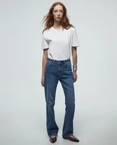 Джинсы классические завышенные Sfera, синий