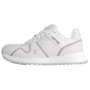 LOUIS VUITTON Низкие повседневные туфли Run Away, белые, мужские