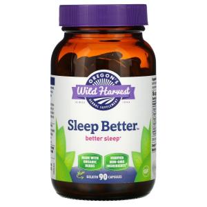 Oregon's Wild Harvest Sleep Better, 90 желатиновых капсул