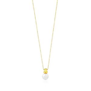 Колье с подвеской Tous Sweet Dolls With Pearl, золото/жемчуг