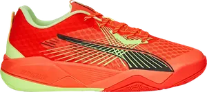 Кроссовки Puma Eliminate Power Nitro 2 Racquet Red Blast Fast Yellow, красный