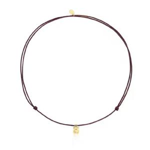 Колье с подвеской Tous Ballon Bear Motif, золото