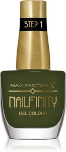 Гибридный лак для ногтей без использования уф/светодиодной лампы Max Factor Nailfinity Gel Colour, 595 Green Room 12 ml
