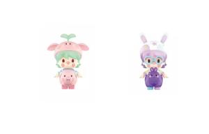 Фигурка Pop Mart Sweet Beans Animal Baby Collection, Piglet + Rabbit