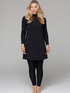 Купальник с высоким воротом SIYA Swimwear South, черный