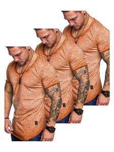 Набор из 3 футболок: 3. Сан-Франциско (3 оранжевых)