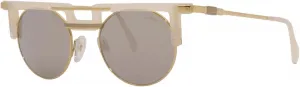 Мужские солнцезащитные очки Cazal Legends 745/3 004, золотисто-бежевые/золотые зеркальные линзы, диаметр 48 мм