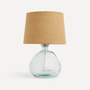 Небольшая настольная лампа из переработанного стекла Lagoon El Corte Inglés, зеленый