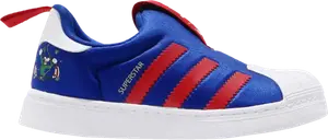 Кроссовки Adidas Disney x Superstar 360 Infant, синий