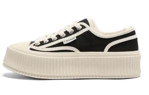 C°BANNER Низкие парусиновые туфли женские, черные