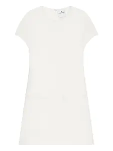 Платье мини А-силуэта Courreges, белый