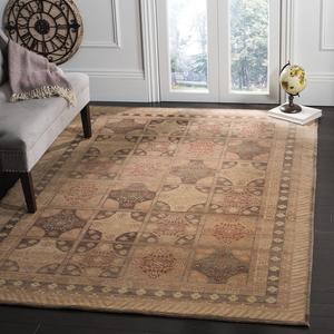 Ковер SAFAVIEH, 244 x 305 см, Marrakech Collection, Gold & Tan, ручной работы из традиционной шерсти, идеален для помещений с высокой проходимостью в гостиной, спальне (MRK125A)