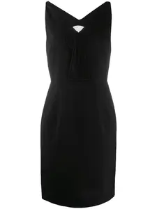 Платье с вырезом капелькой Moschino, черный