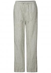 Брюки свободного кроя Street One Studio, зеленый