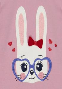 Топ с длинными рукавами Fred's World by Green Cotton, розовый