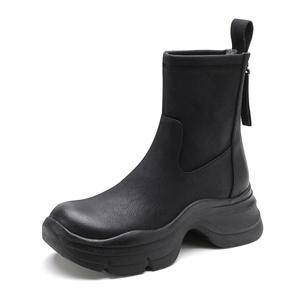 SAFIYA Ботильоны женские, черные/верблюжьи