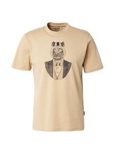 BLEND Футболка 'BHKAY' в цвете капучино