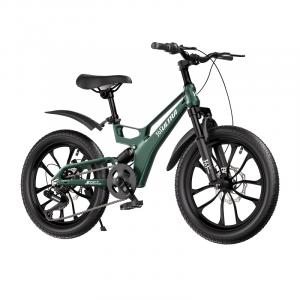 Детский велосипед Magnesium Alloy Linear Pull Disc Brake Finger Power Braking 361°, midnight зеленый speed ten-blade wheel