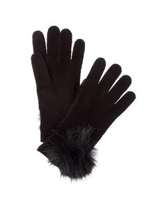 Кашемировые перчатки Hannah Rose Scallop Hannah Rose, черный