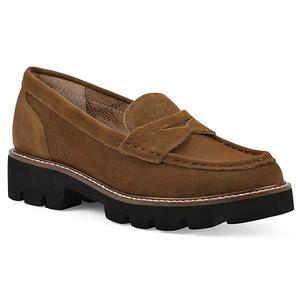 Женские лоферы Gunner на массивной подошве White Mountain, Mid Brown Suede