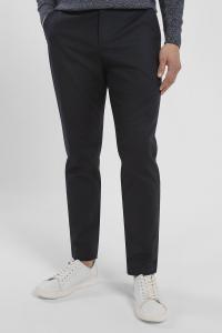 Брюки-чиносы Smart Slim Fit из хлопка стрейч Steel & Jelly, темно-синий