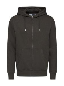 Толстовка с капюшоном на молнии !Solid Zip-Up Hoodie Morgan, темно-зеленый