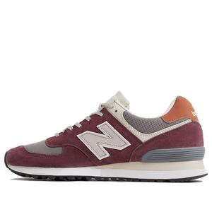 Кроссовки 576 made in england 'burgundy' New Balance, бургундия